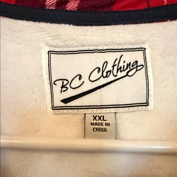 Red Plaid Utility Jacket - Picture 2 of 4